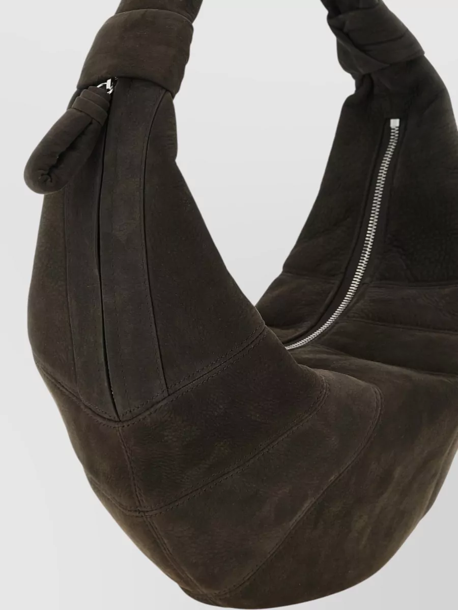 Lemaire Leather Fortune Croissant Shoulder Bag