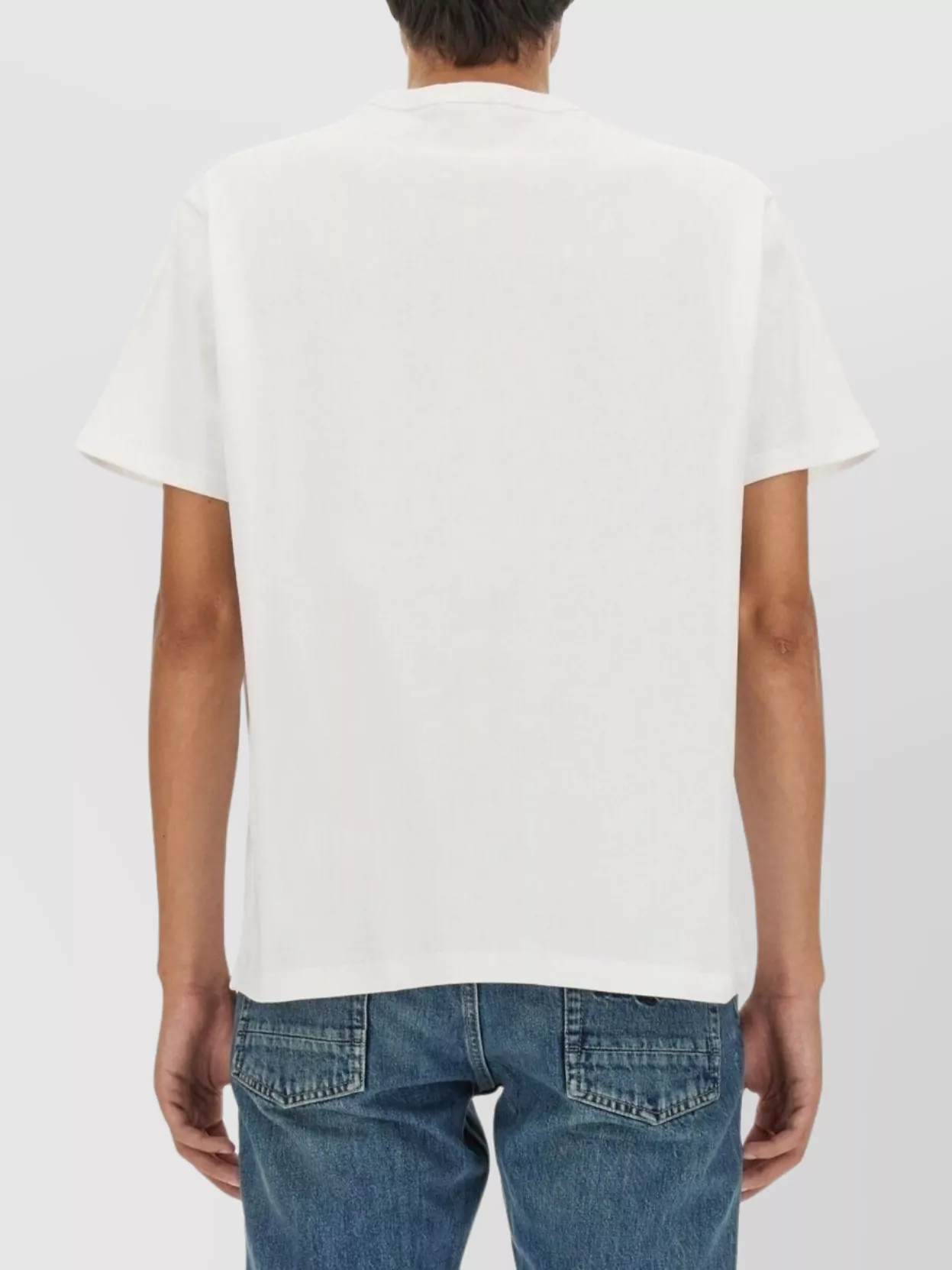 Alexander Mcqueen Basic Round Neck T-Shirt