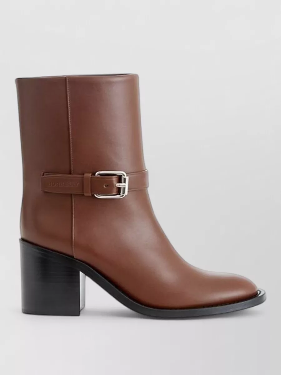 Burberry Leather Ankle Boots