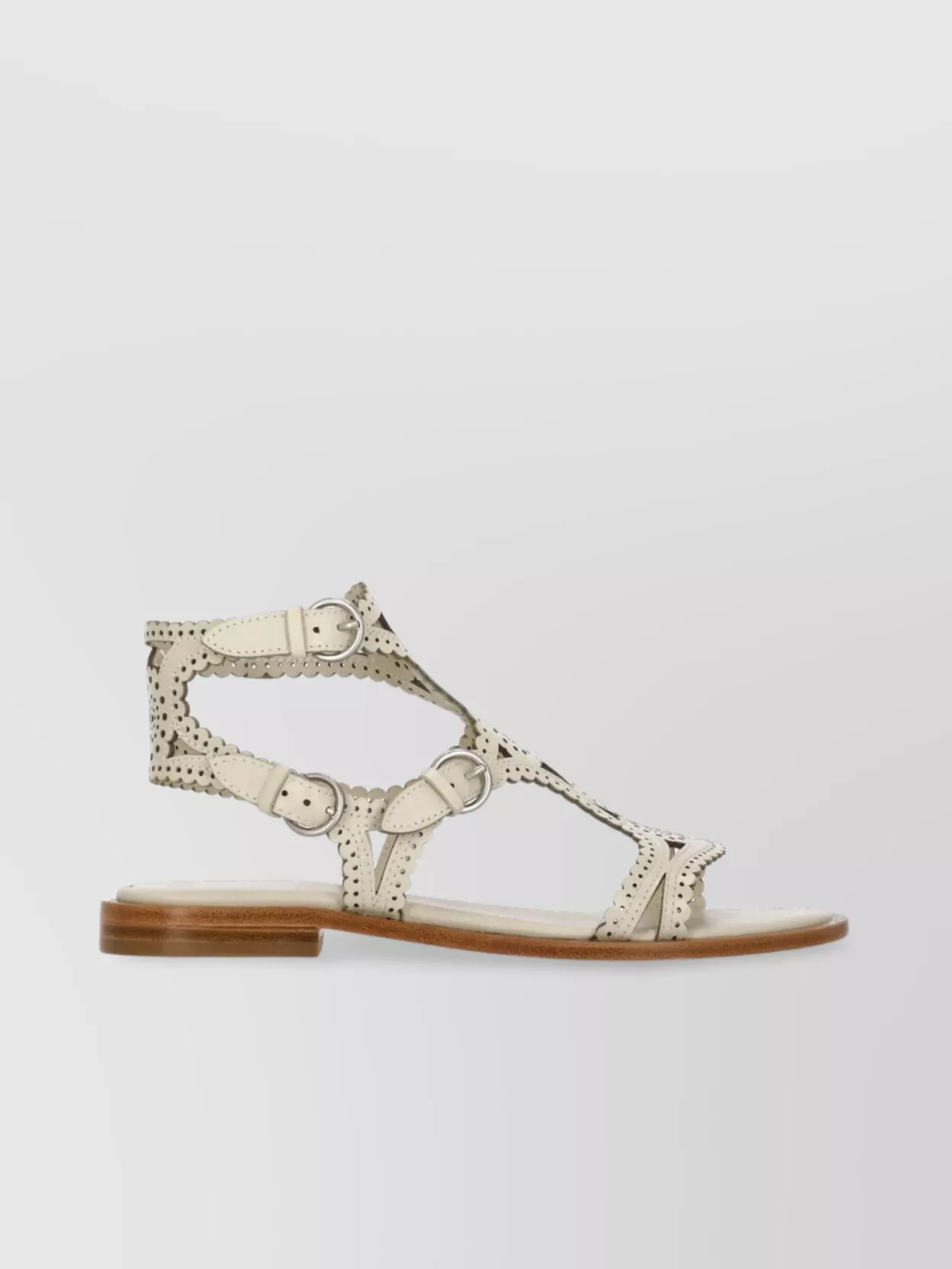 Ash Women's Round Toe Sandals With Cut-Out Design