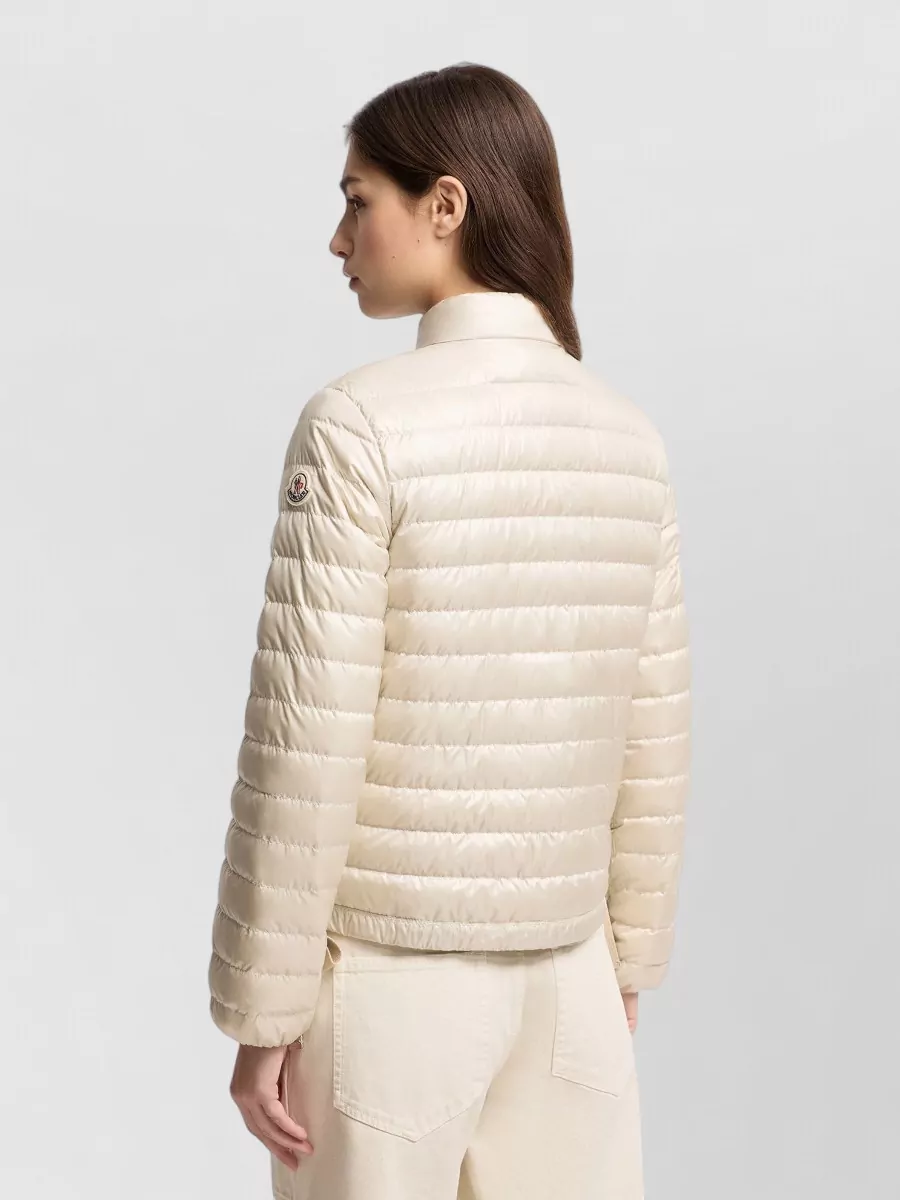 Moncler Short Down Jacket Nylon High Collar