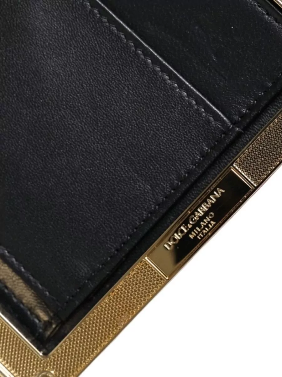 Dolce&Gabbana Velvet Embellished Clutch Bag