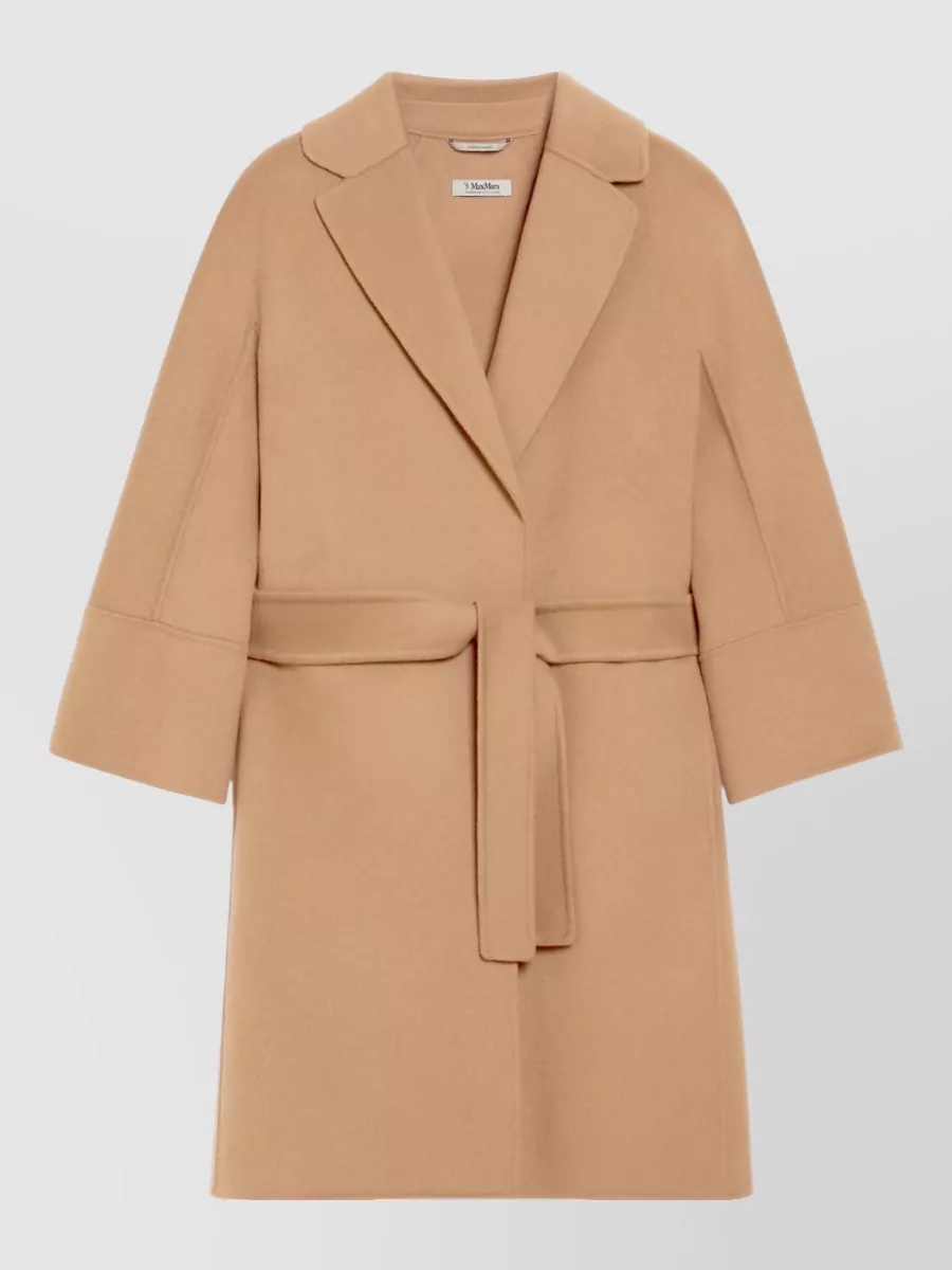 S Max Mara Virgin wool belted short coat