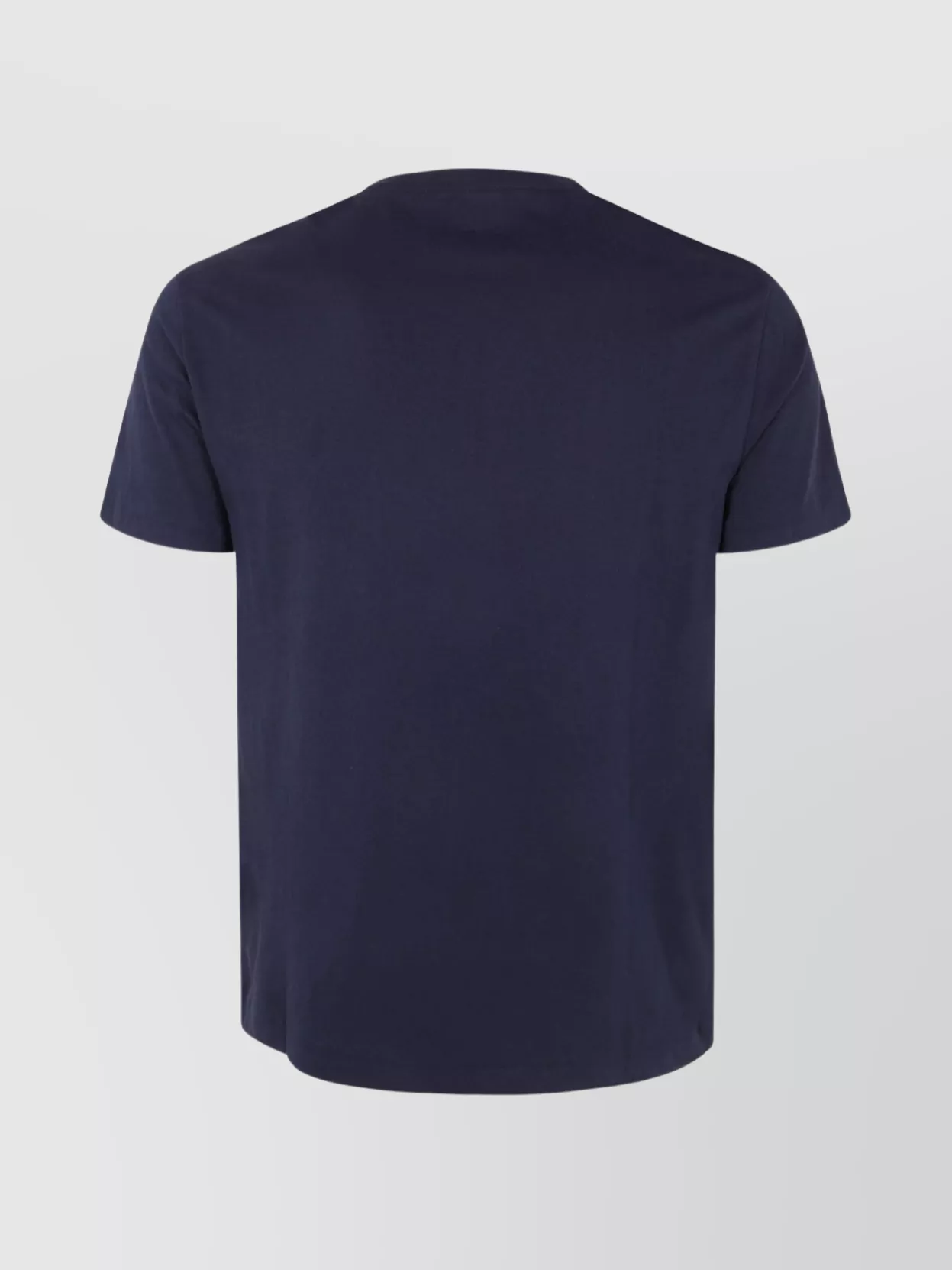 Polo Ralph Lauren Blue Crewneck T-shirt With Pony Embroidery On The Front