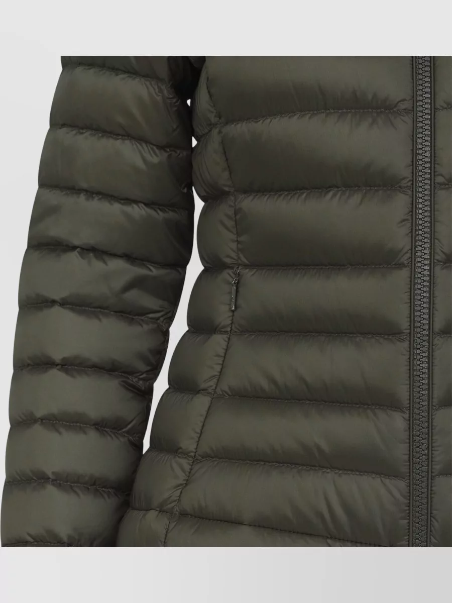 Moncler Puffer Coat High Collar Quilted Texture