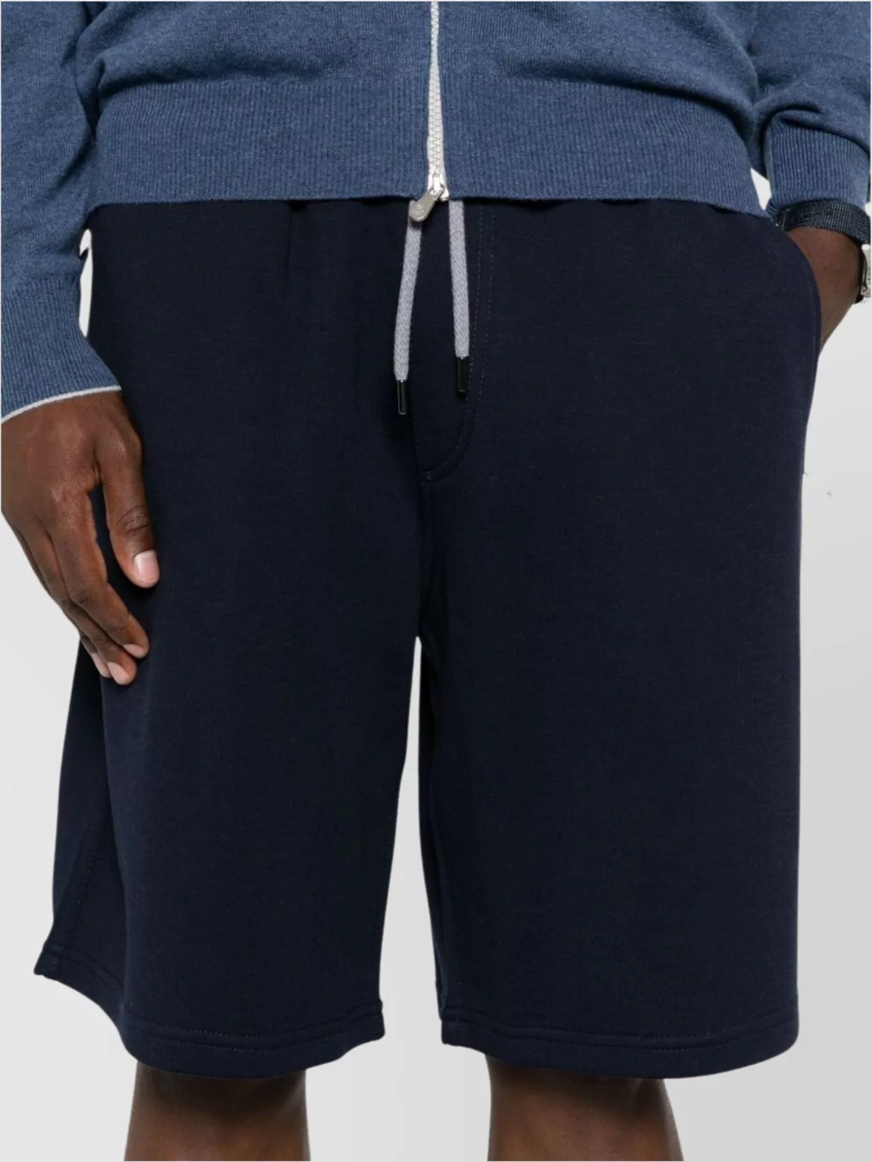 Brunello Cucinelli Bermuda Shorts In Cotton Blend