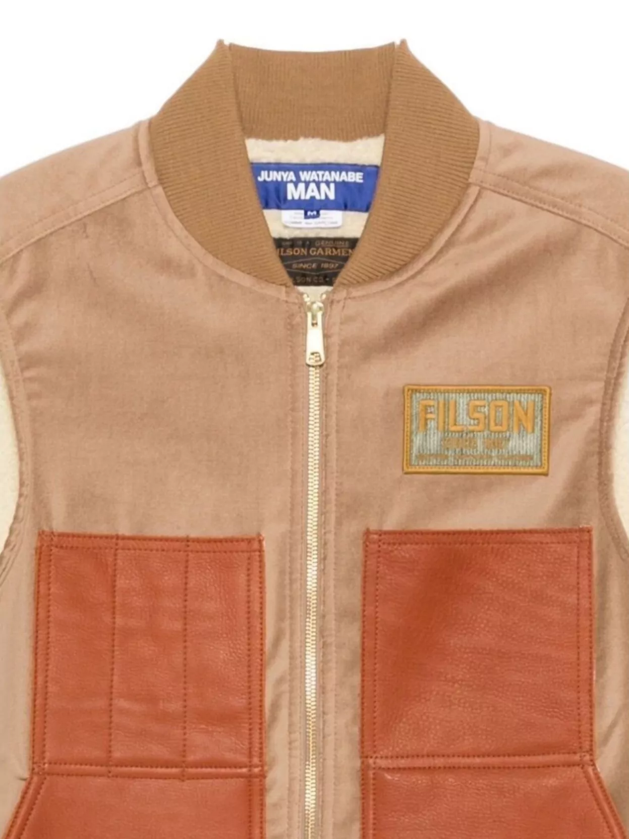 Junya Watanabe Contrast Panel Vest Front Pockets