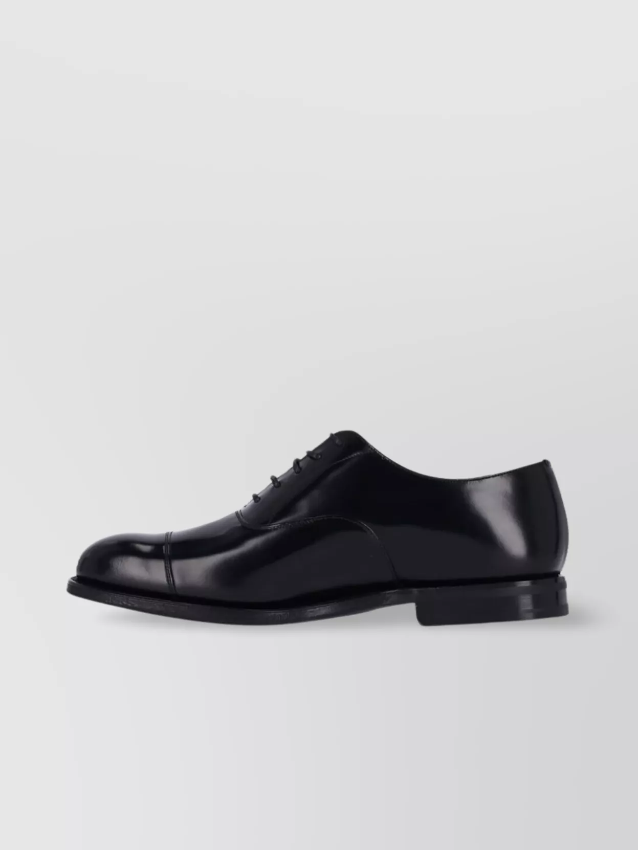 Church's Smooth Leather Cap Toe Lace Shoes