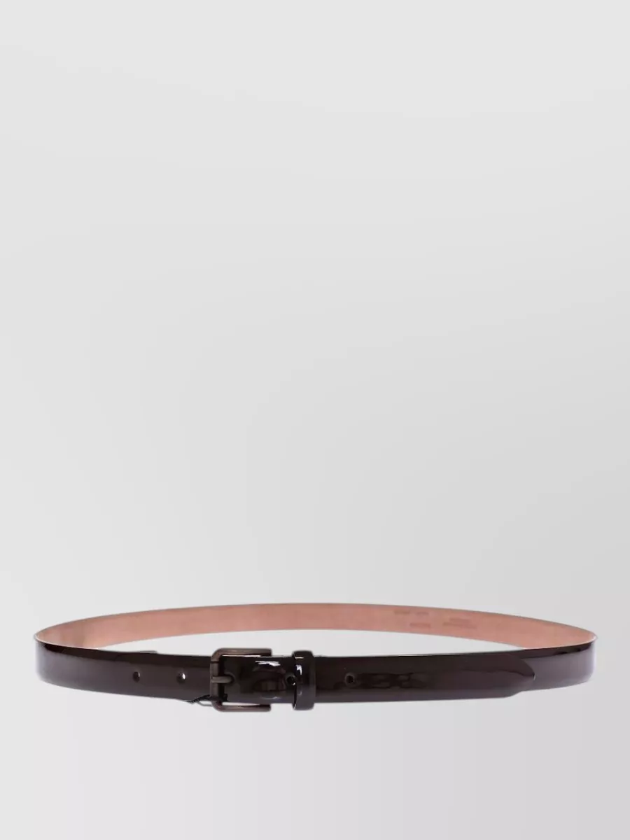 Dolce&Gabbana Leather Logo Belt