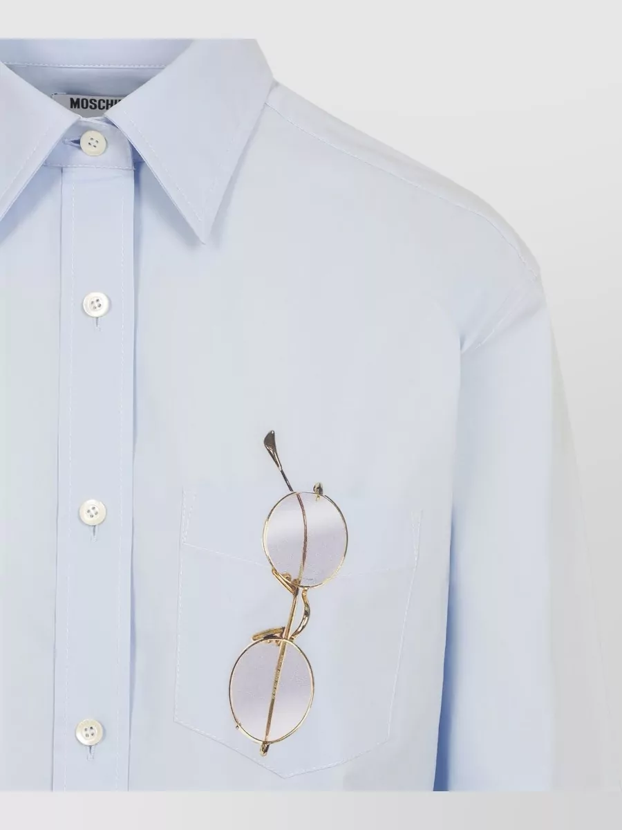 Moschino Cotton Long-Sleeve Shirt