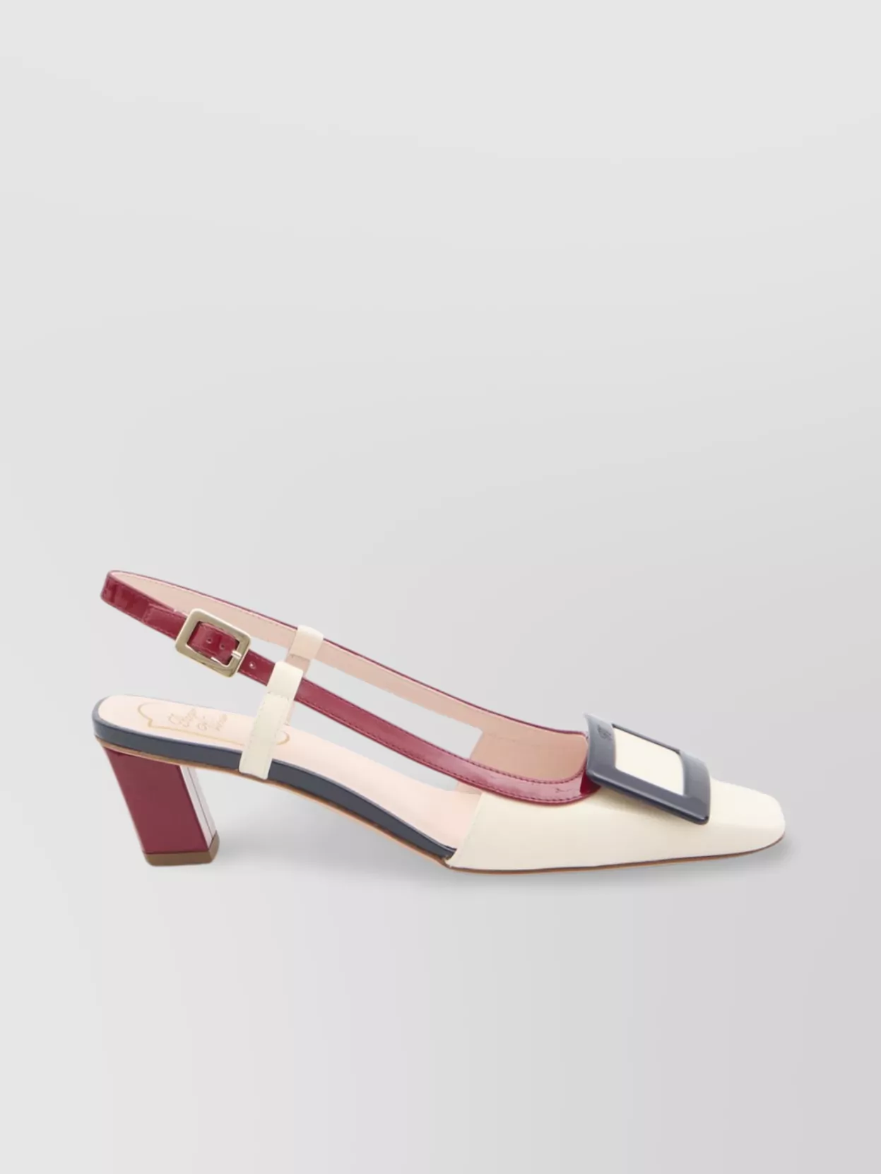 Roger Vivier Vivier Slingback Pumps With Covered Buckle Detail