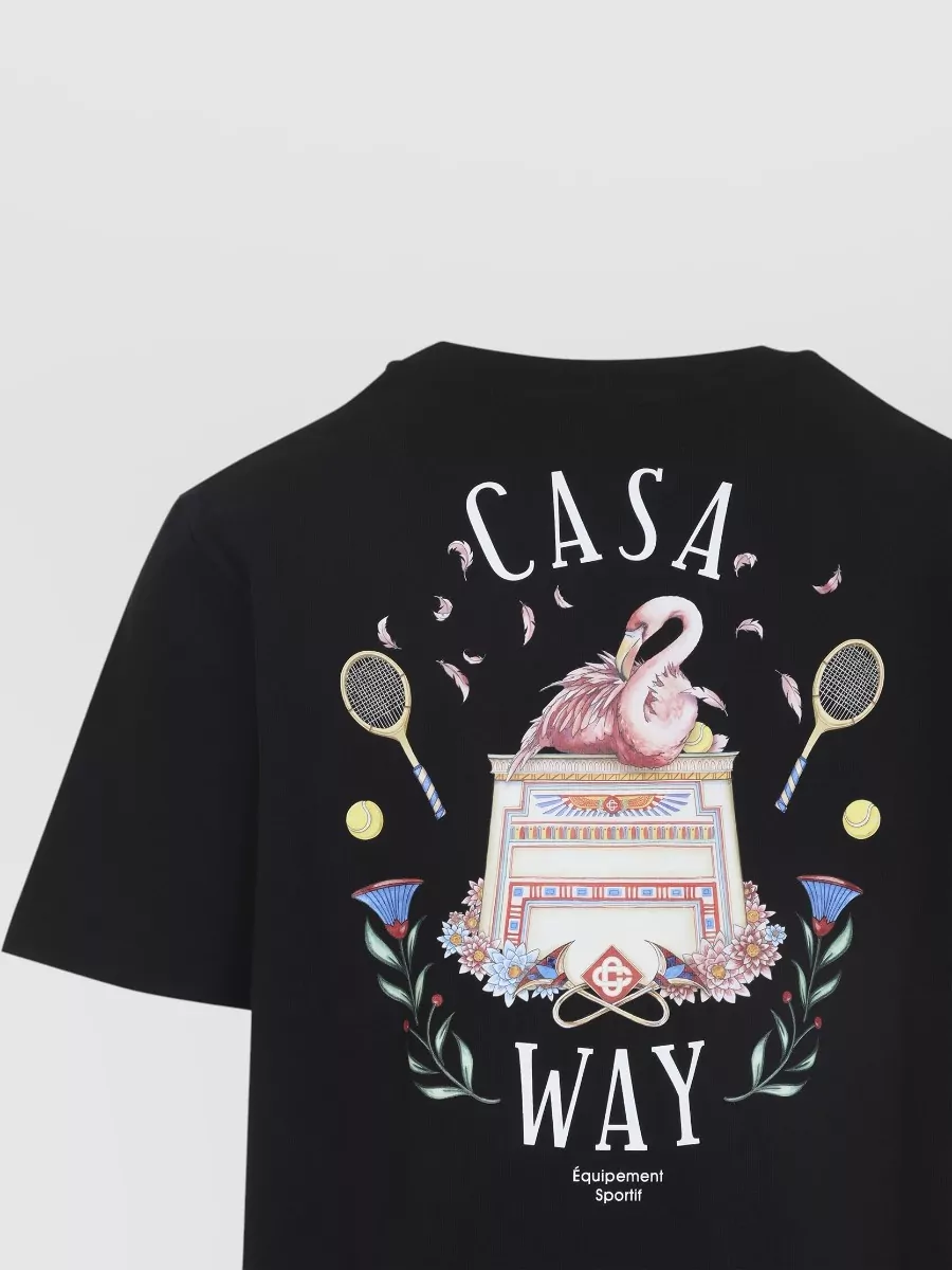 Casablanca Graphic Print Cotton T-Shirt