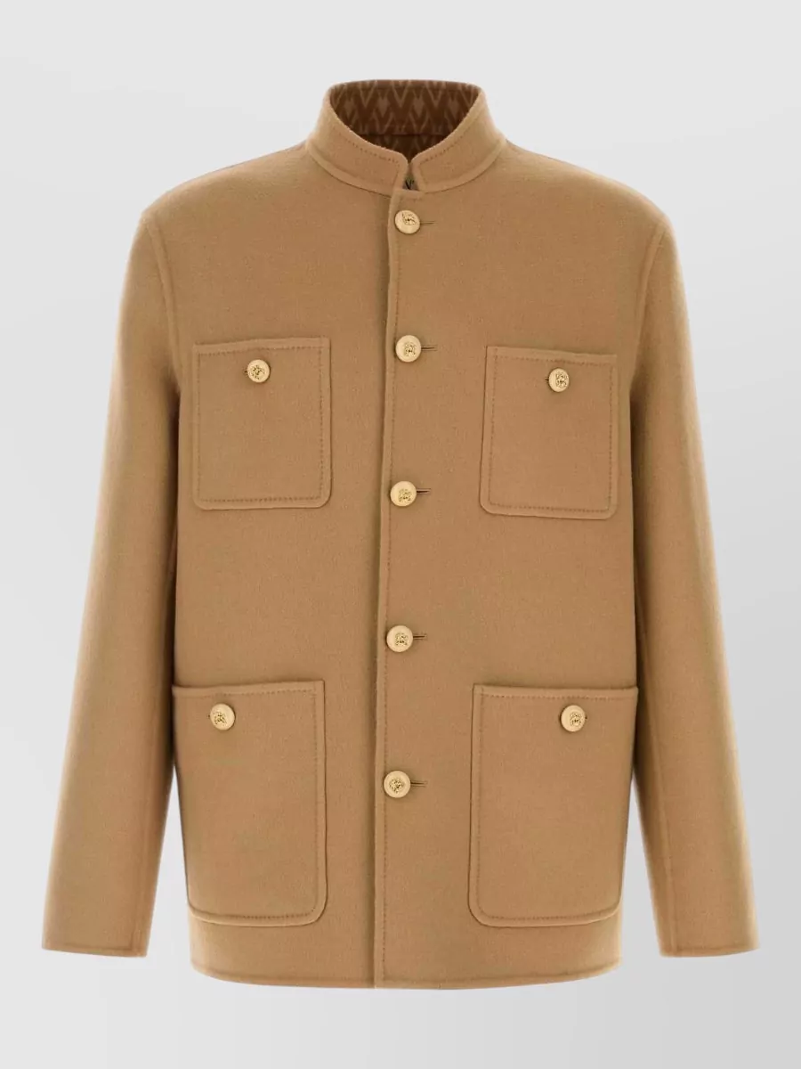 Valentino Garavani wool shirt jacket
