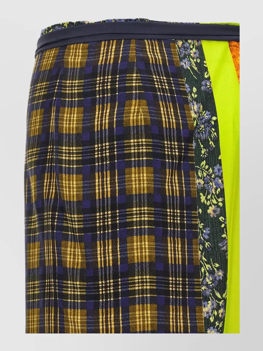 Dries Van Noten Silk Printed Asymmetric Wrap Maxi Skirt