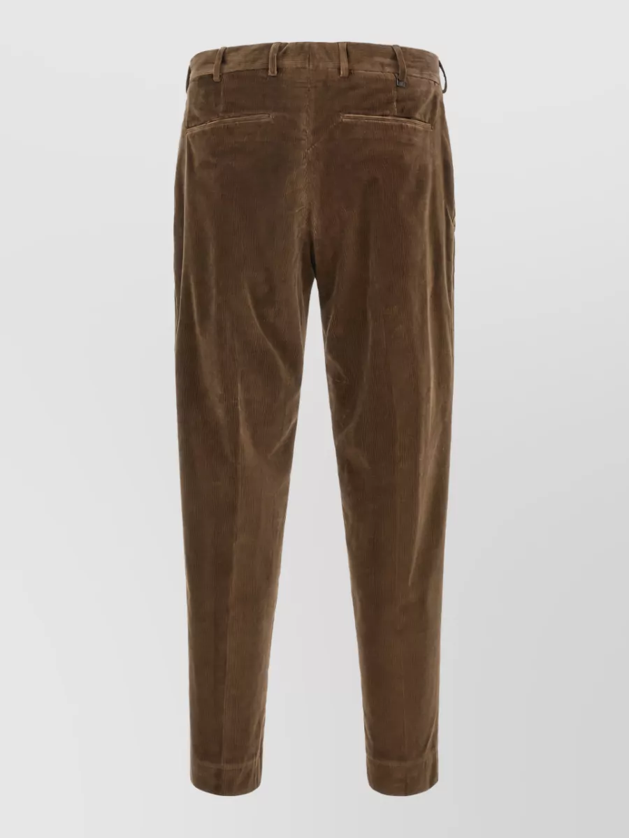Pt Torino Corduroy Tapered-Leg Pants