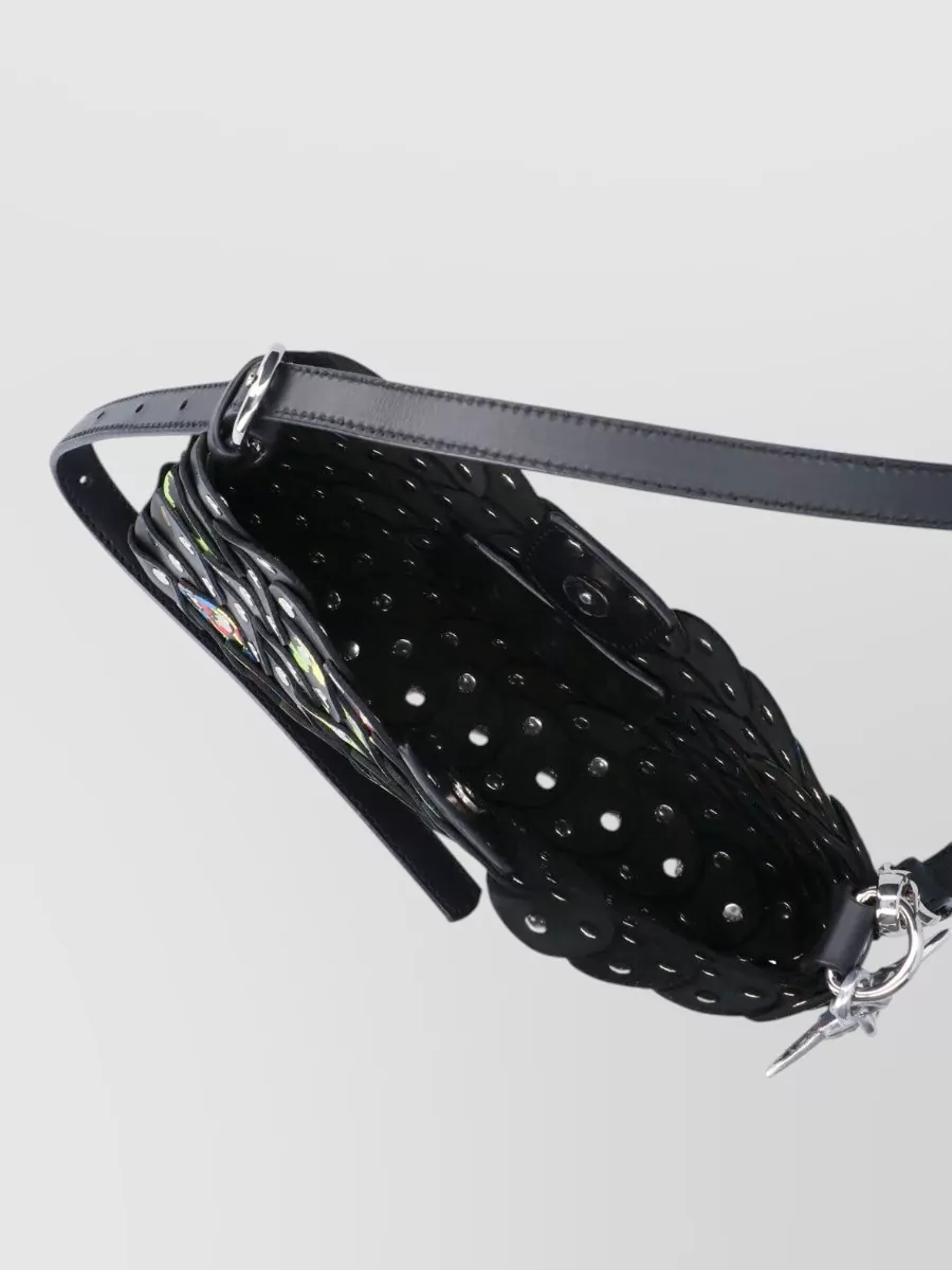 Vivienne Westwood Studded Shoulder Strap Crossbody Bag Metal Detail