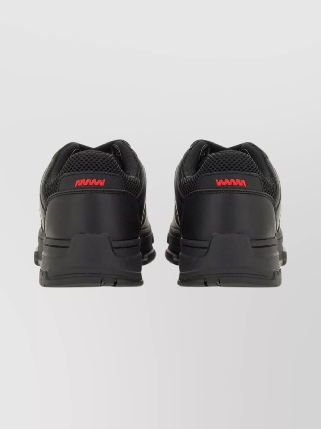 Hugo Boss Perforated Round Toe Rubber Sole Sneakers