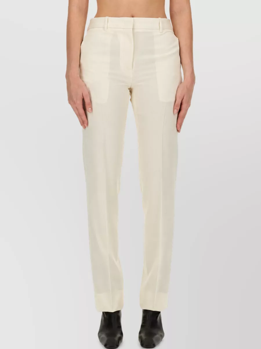 Jil Sander Wool Straight-Leg Trousers