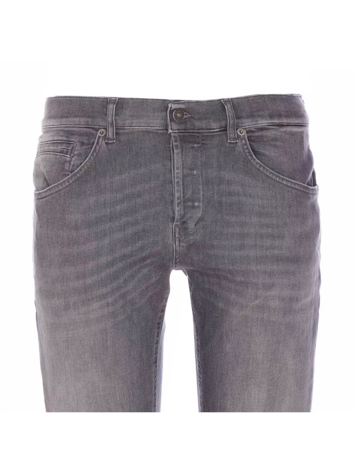 Dondup Straight Leg Trousers Belt Loops
