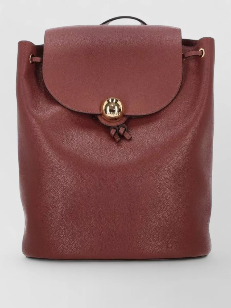 Furla 1927 leather backpack