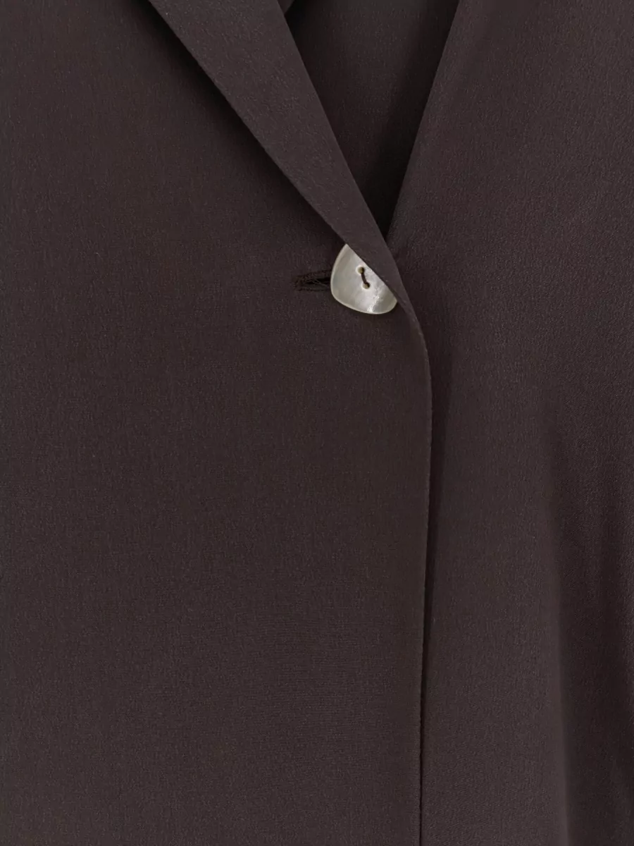 Alysi Silk Loose Blazer