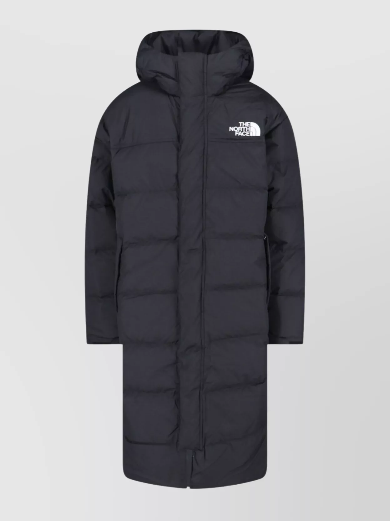 The North Face Long Hooded Quilted Jacket For Casual Wear