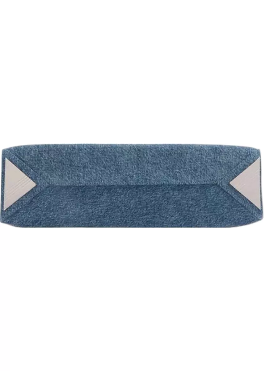 The Attico Small Denim Shoulder Bag