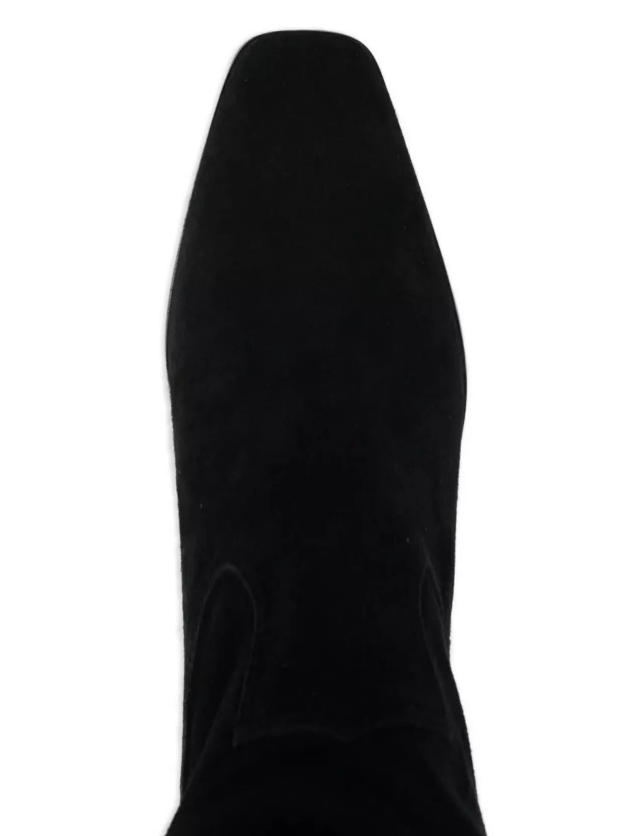 Aquazzura Suede Block Heel Over-The-Knee Boots