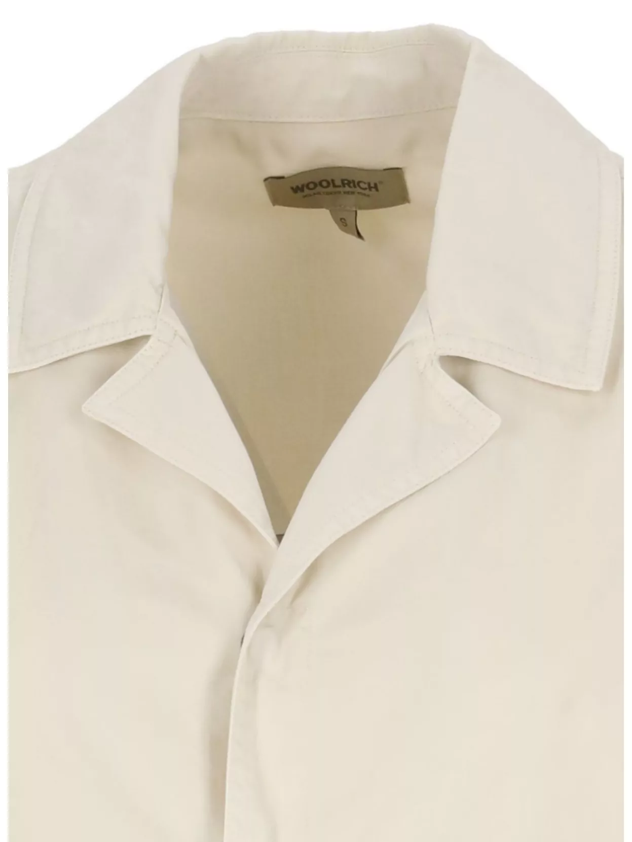 Woolrich Jumpsuit Cotton Belted Waist In White