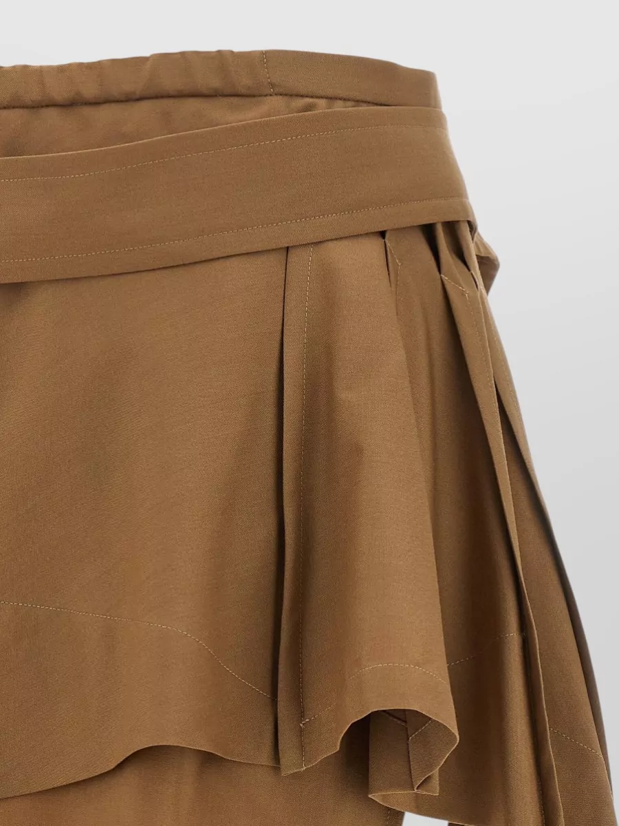 Vivienne Westwood Virgin Wool Draped Asymmetric Mini Skirt