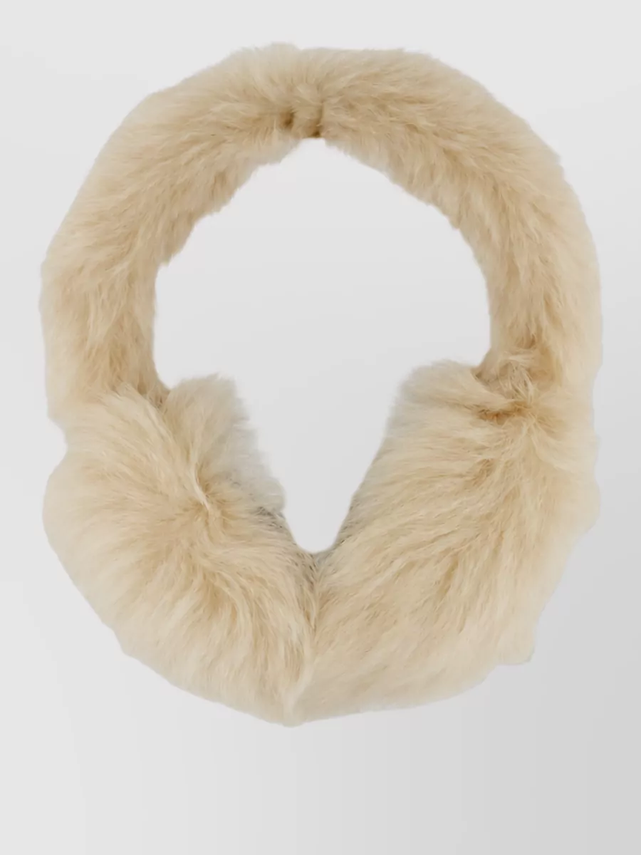 Burberry shearling earmuffs