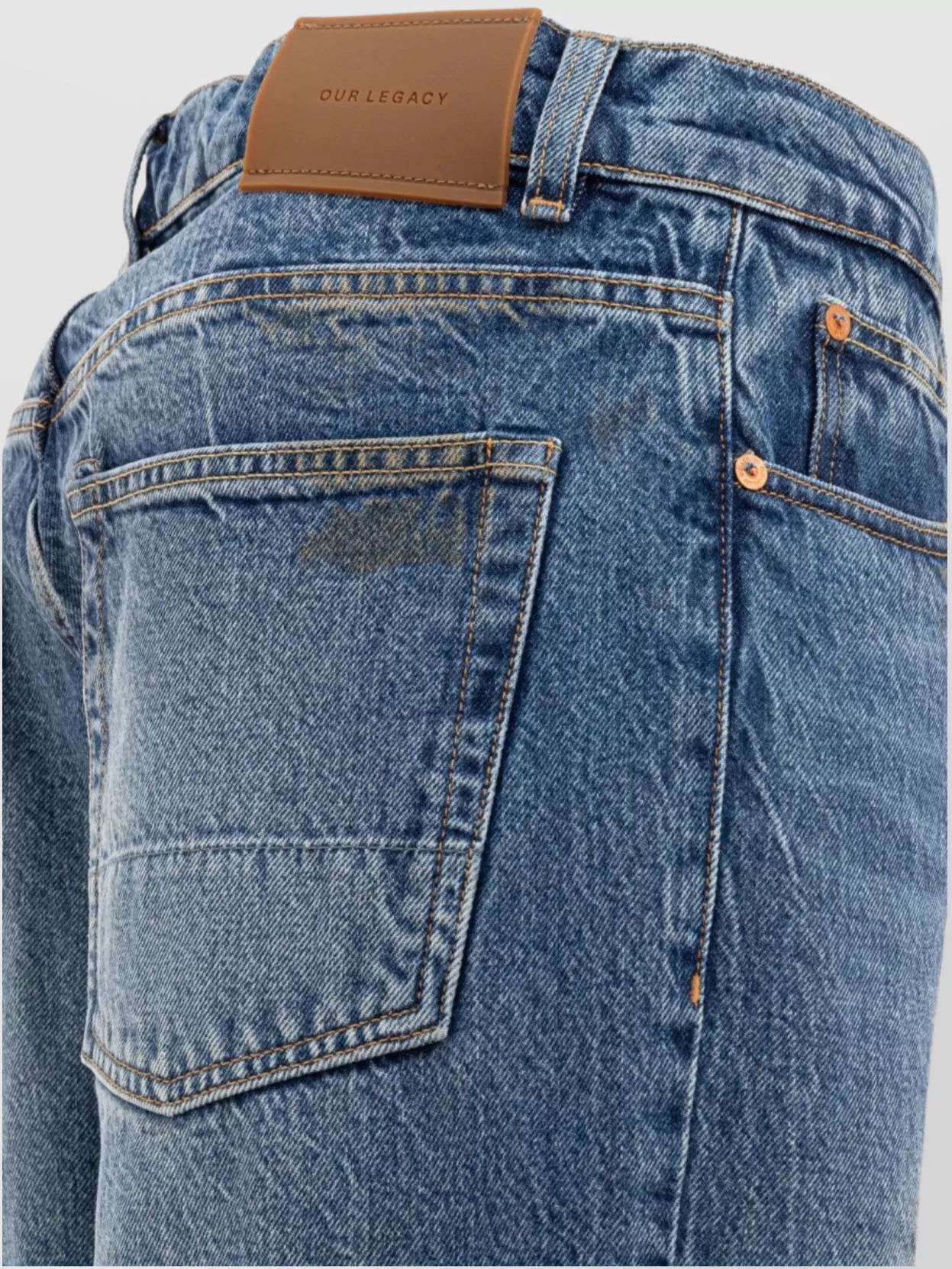Our Legacy Denim Trousers Belt Loops