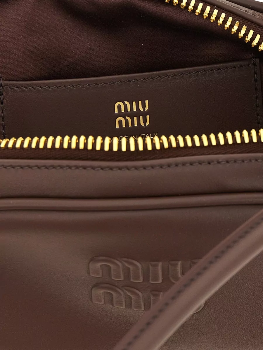 Miu Miu Beau Small Leather Clutch Bag