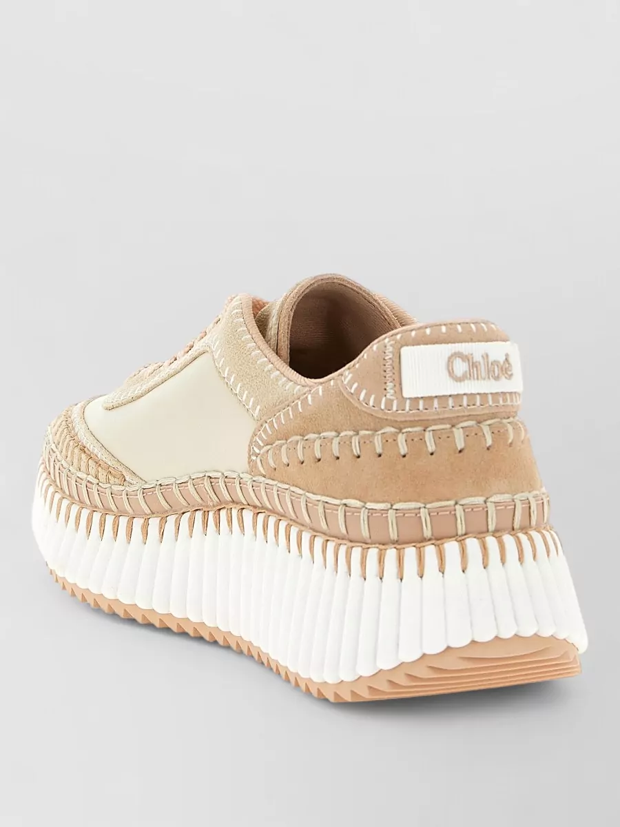 Chloé Leather Low-Top Sneakers