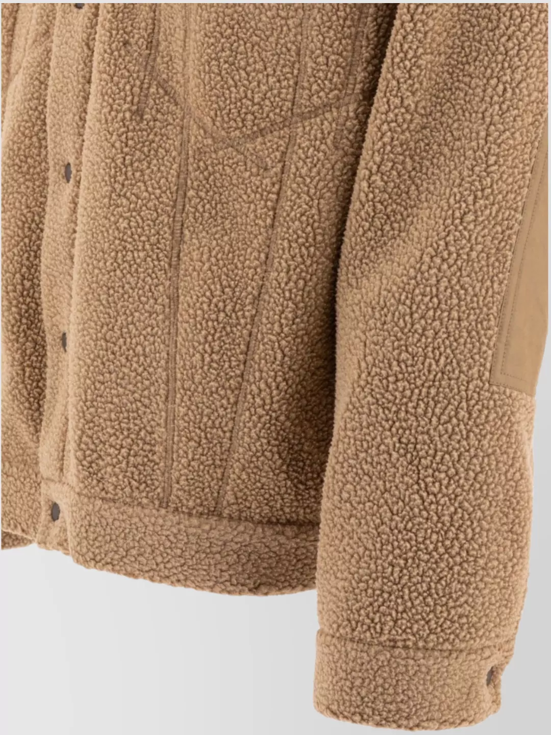 Comme Des Garçons Homme Sherpa Fabric Overshirt Chest Pockets