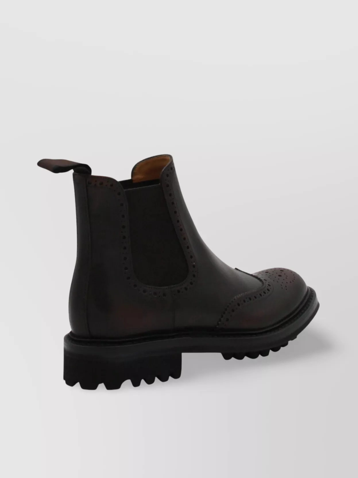 Church's Chunky Sole Ankle Boots With Brogue Detailing