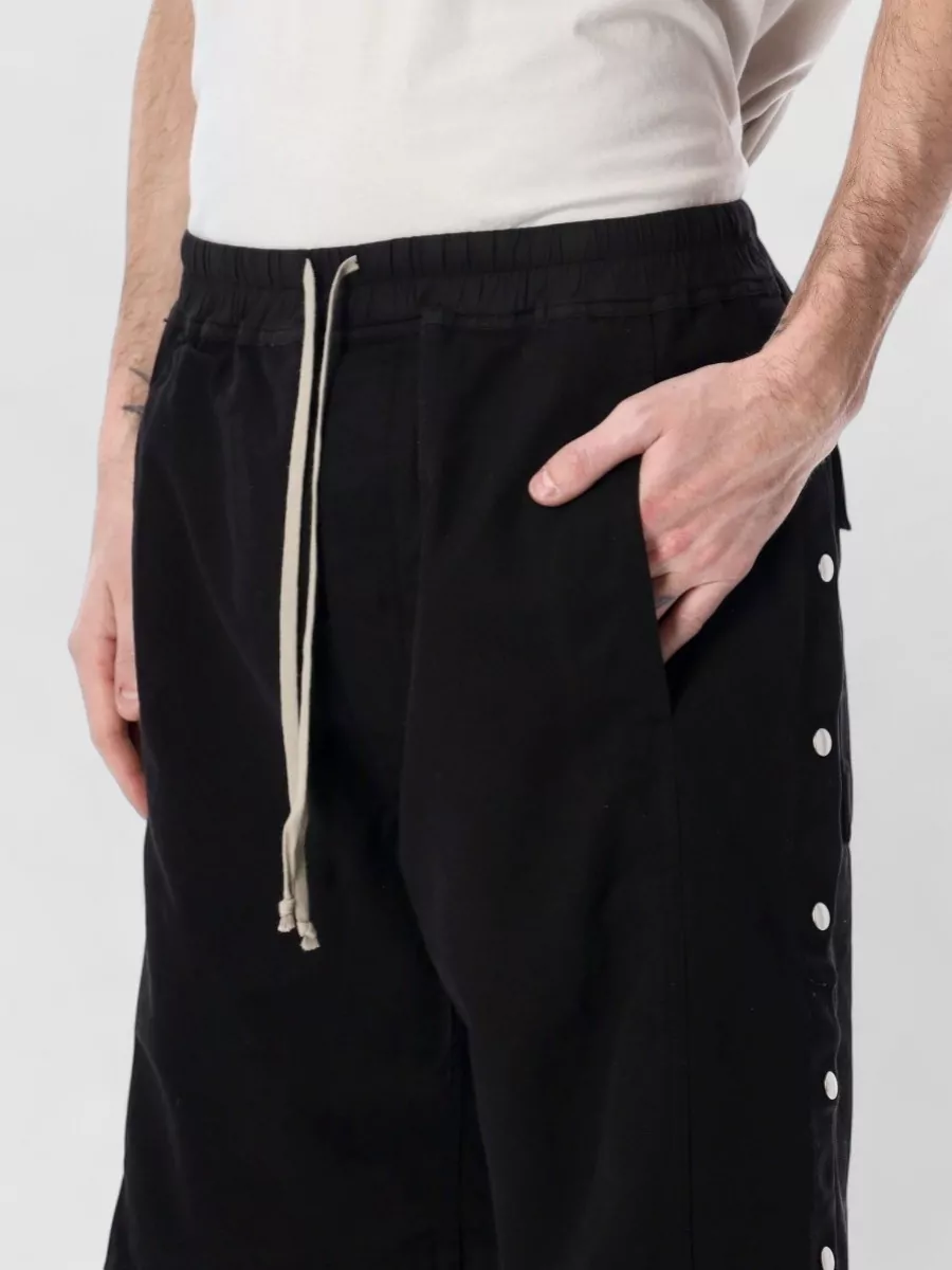 Rick Owens Drkshdw Modular Knee Length Cotton Canvas Shorts