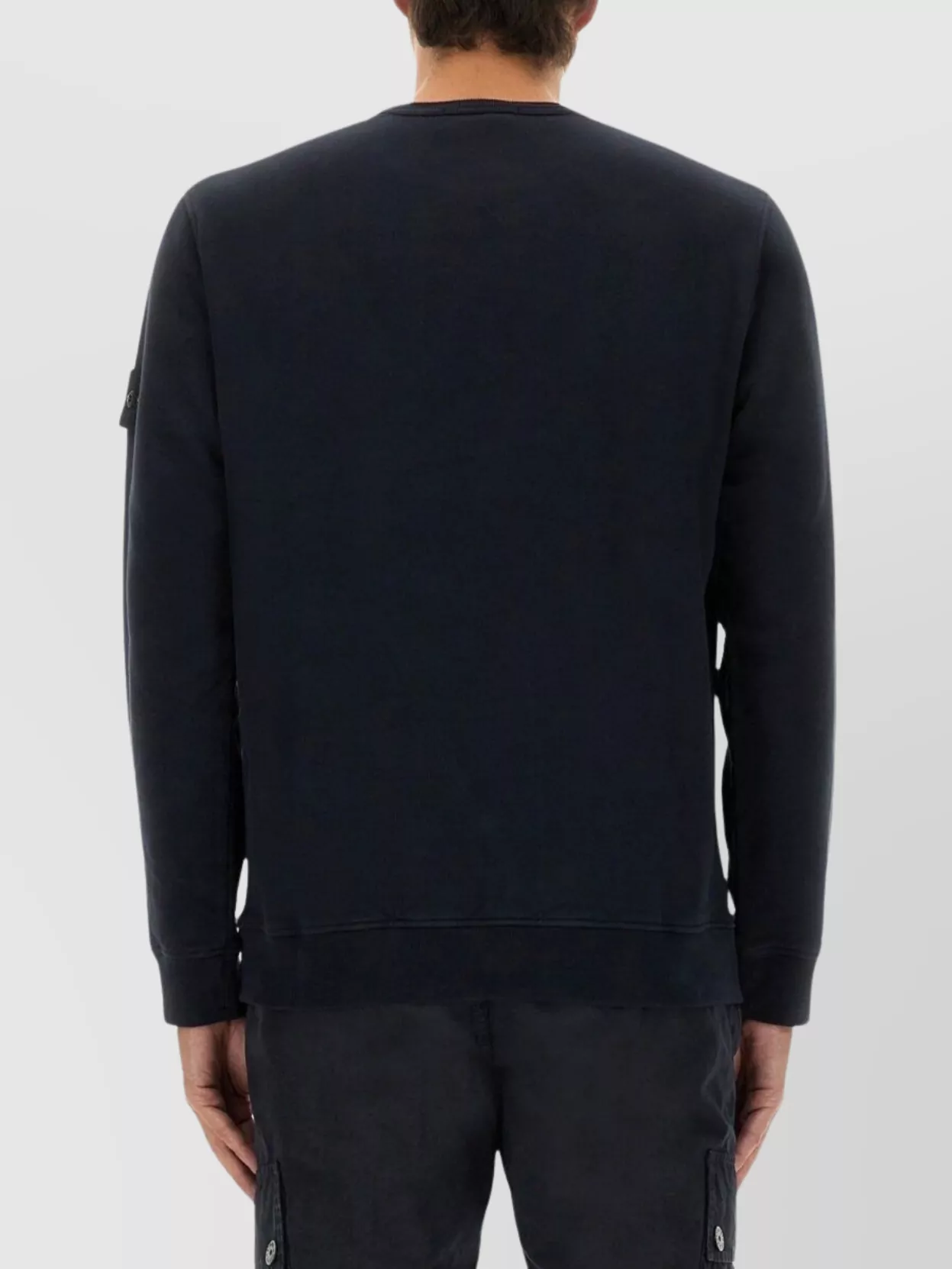 Stone Island Crew Neck Sweater Ribbed Cuffs