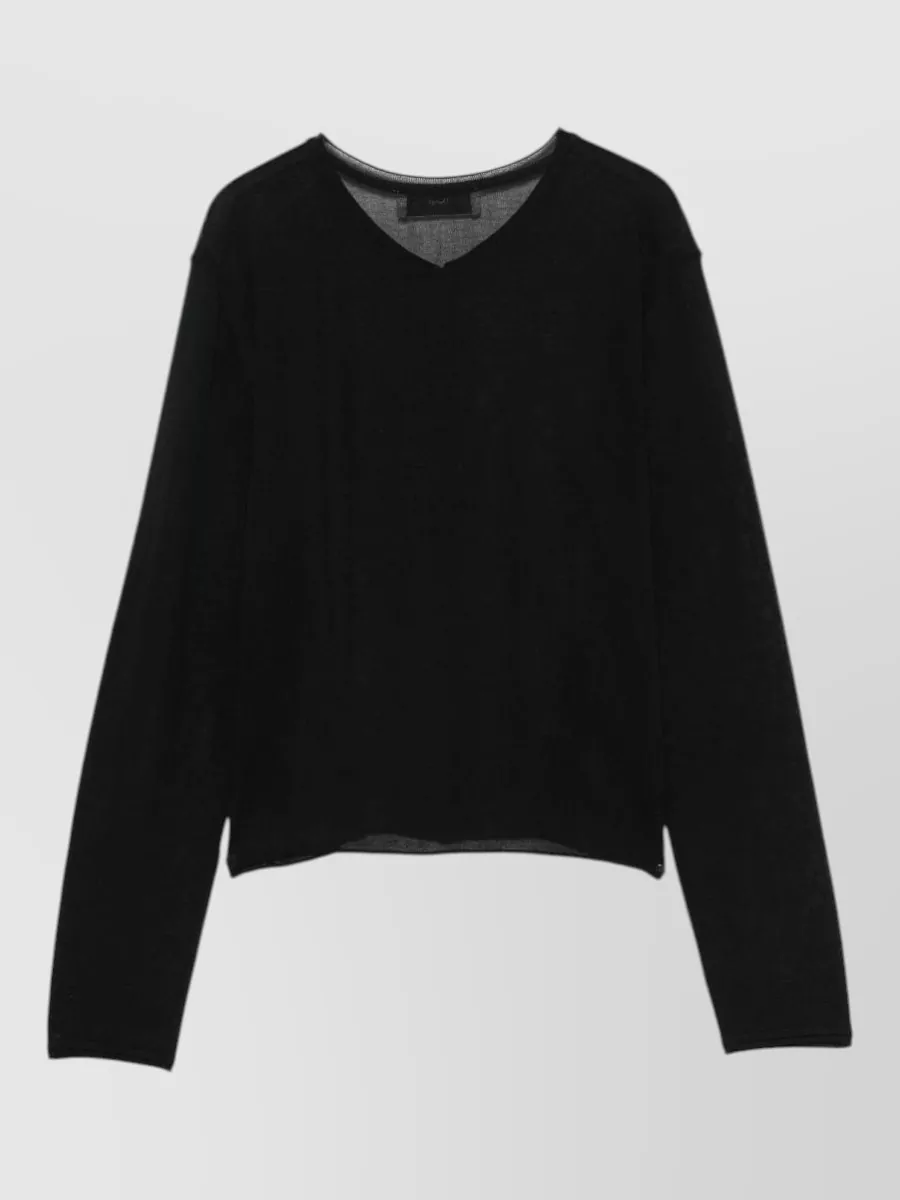 Dunst Fine-Knit V-Neck Cardigan
