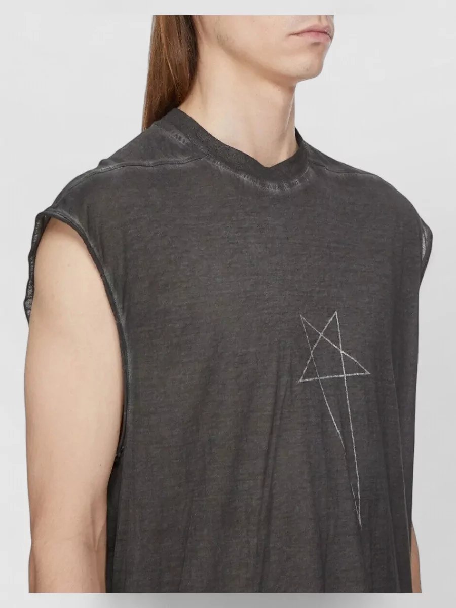 Rick Owens Drkshdw Cotton Oversized Printed T-Shirt