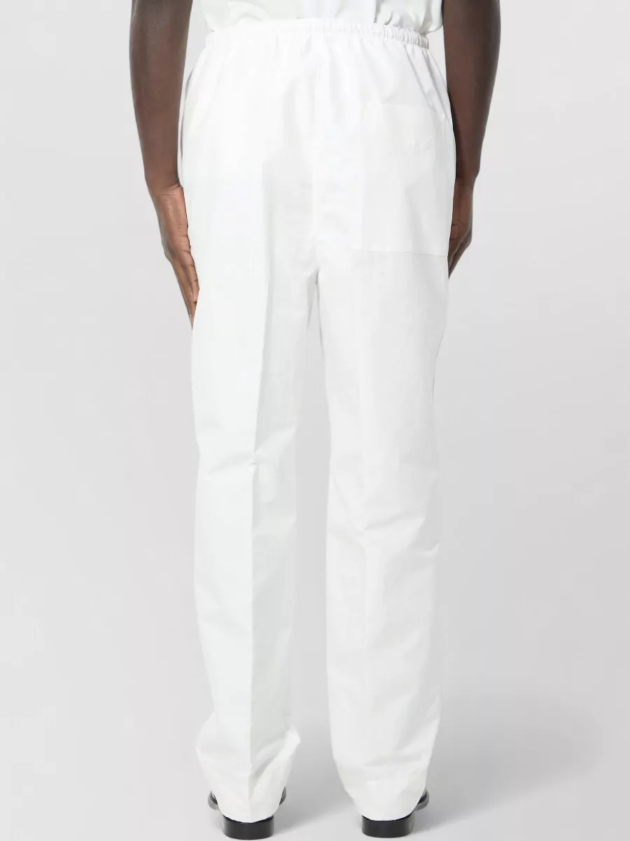 Bottega Veneta Cotton Canvas Mid-Rise Tapered Trousers