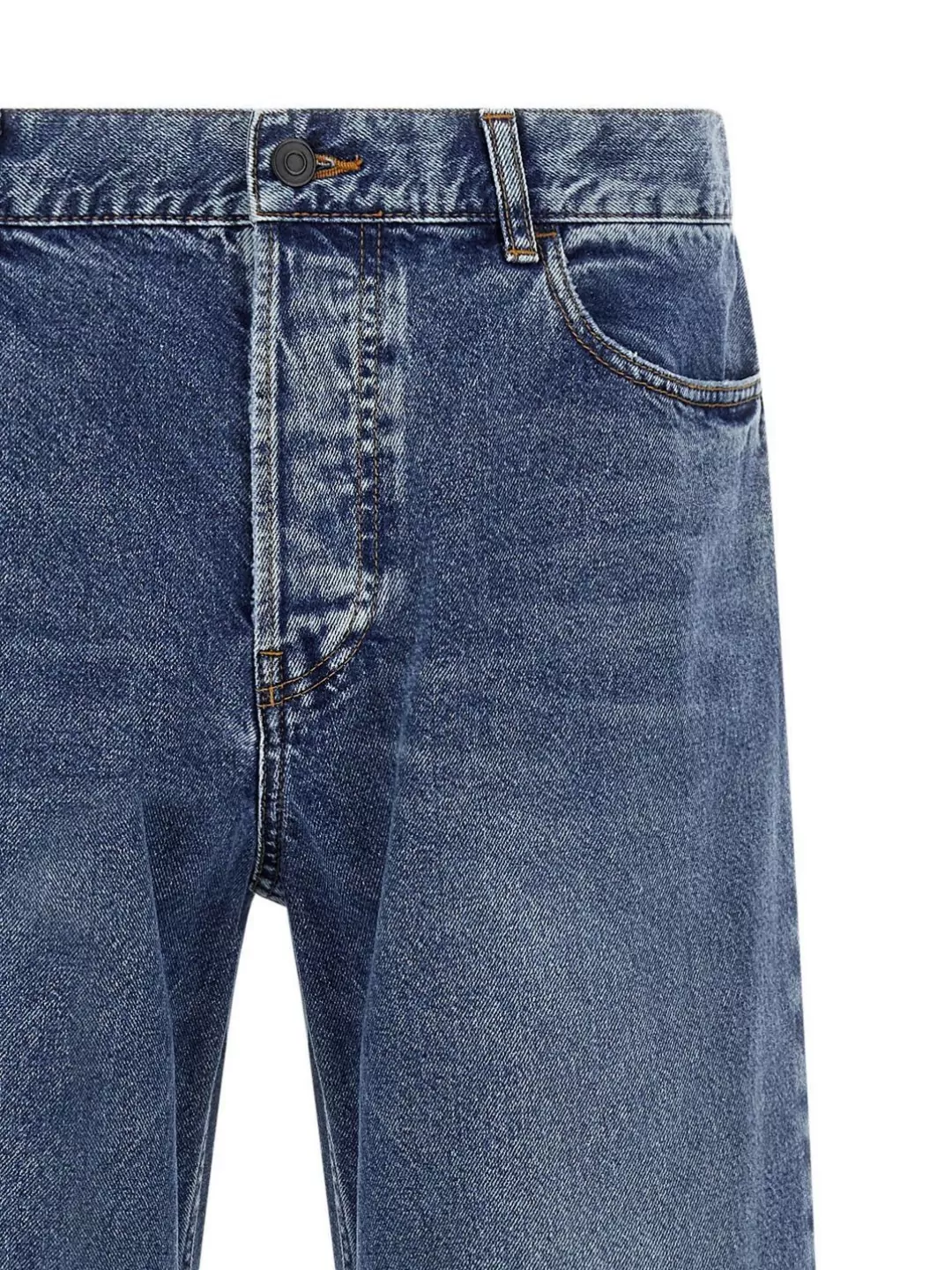 The Row Five-Pocket Denim Trousers Featuring Belt Loops