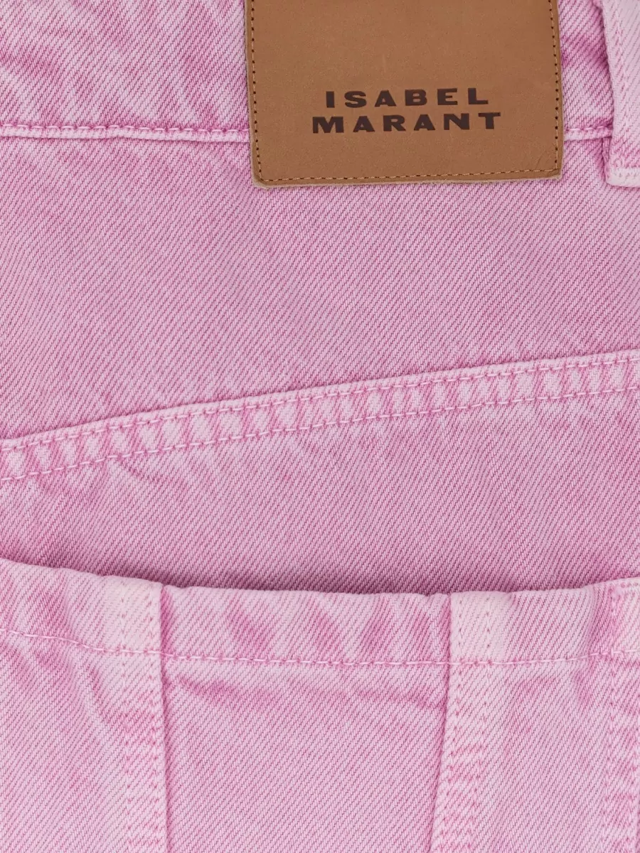 Isabel Marant Etoile Juana Organic Cotton Mini Skirt Belt Loops