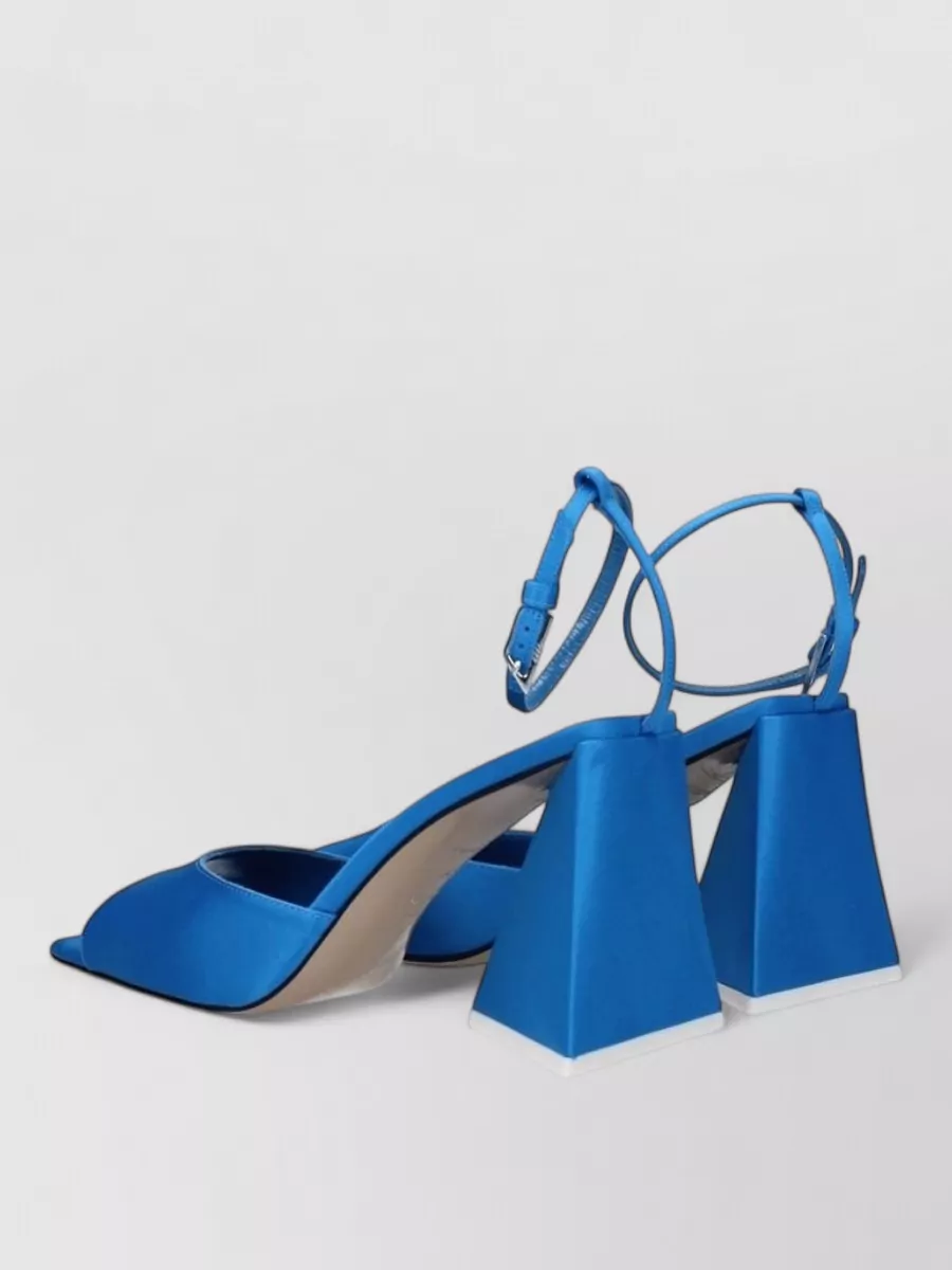 The Attico Satin Ankle-Strap Sandals
