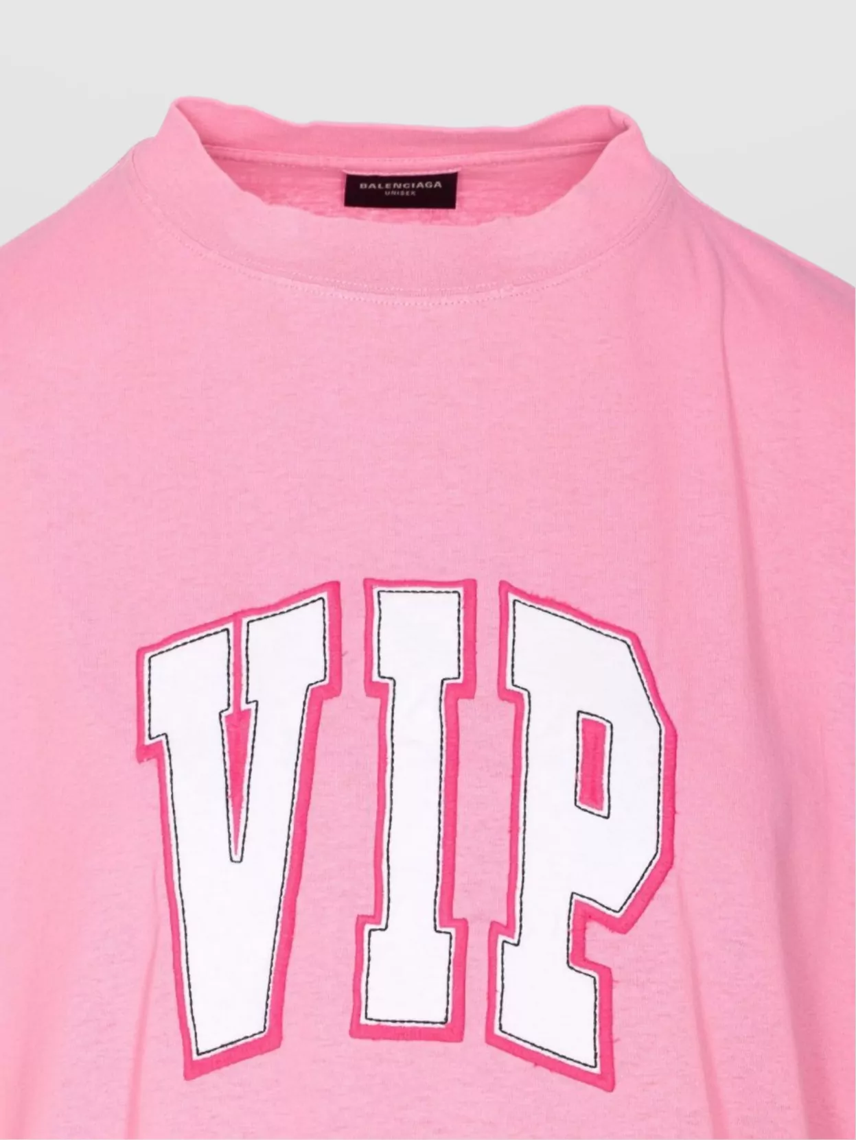 Balenciaga Vip Team Crewneck Graphic T-Shirt