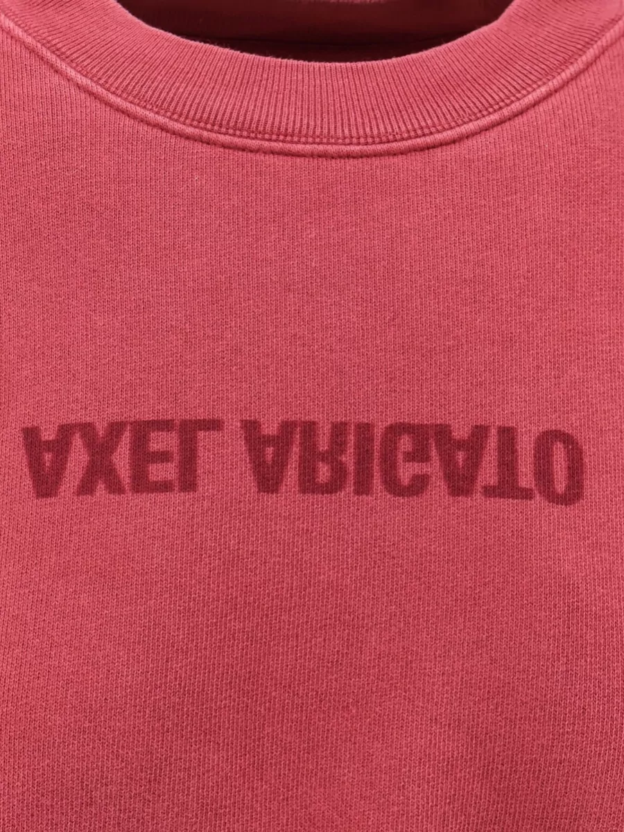 Axel Arigato Ribbed Cotton Boxy Sweatshirt