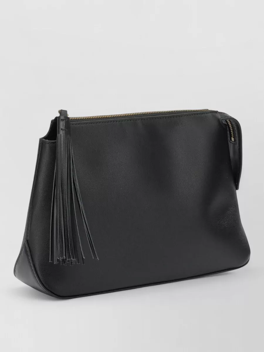 Pinko Leather Beauty Case Shoulder Bag