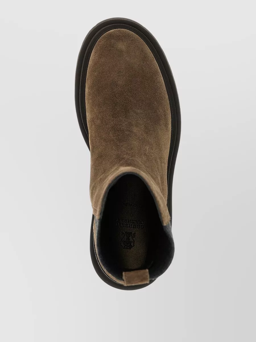 Brunello Cucinelli Suede Ankle Boots