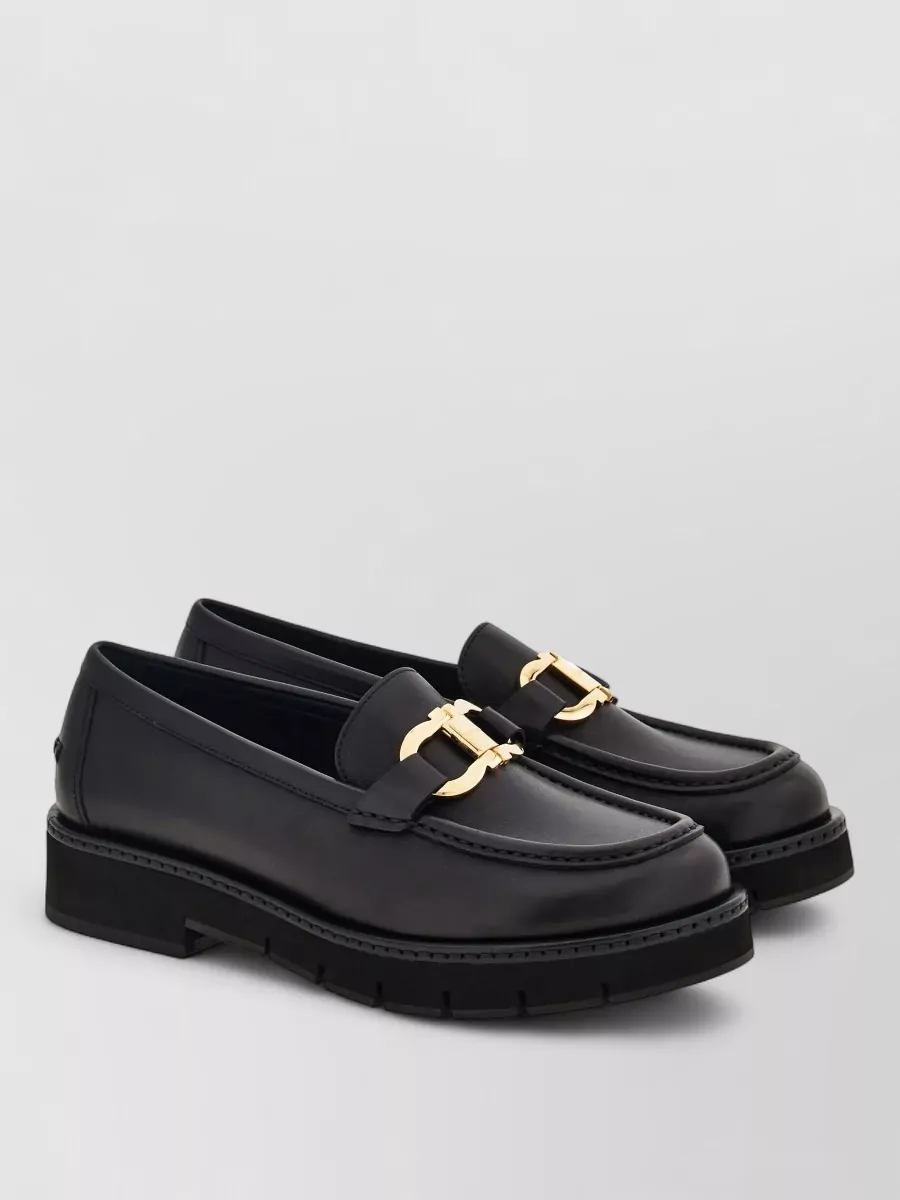 Ferragamo leather loafers