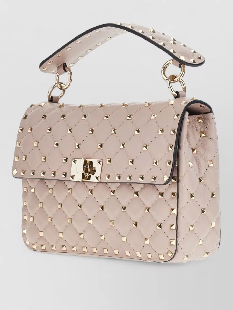 Valentino Garavani Rockstud Spike Medium Nappa Leather Shoulder Bag